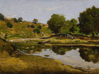 La Rivière - Henri-Joseph Harpignies — artwork view