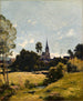 L'église du village - Henri-Joseph Harpignies — artwork view