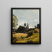 L'église du village - Henri-Joseph Harpignies — framed artwork on a wall