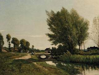 A view near Saint-Priv - Henri-Joseph Harpignies — artwork view