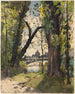 View of the Institute of France from the foot of the Pont Royal - Henri-Joseph Harpignies — artwork view