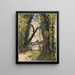 View of the Institute of France from the foot of the Pont Royal - Henri-Joseph Harpignies — framed artwork on a wall