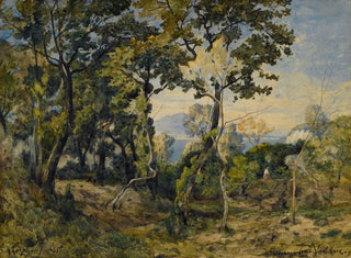 Villefranche - Henri-Joseph Harpignies — artwork view
