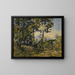 Villefranche - Henri-Joseph Harpignies — framed artwork on a wall