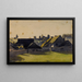 View of a Village - Henri-Joseph Harpignies — framed artwork on a wall