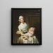 Constantia Foster with her nieces and nephews - Henri-Pierre Danloux — framed artwork on a wall