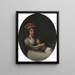 Portrait of a mother and her daughter - Henri-Pierre Danloux — framed artwork on a wall