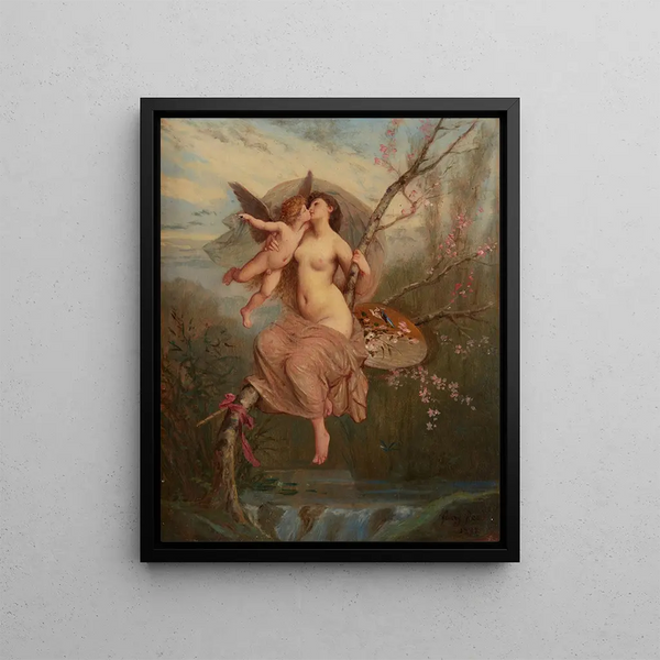 Love - Henri-Pierre Picou — framed artwork on a wall