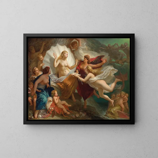 The Birth of Venus - Henri-Pierre Picou — framed artwork on a wall