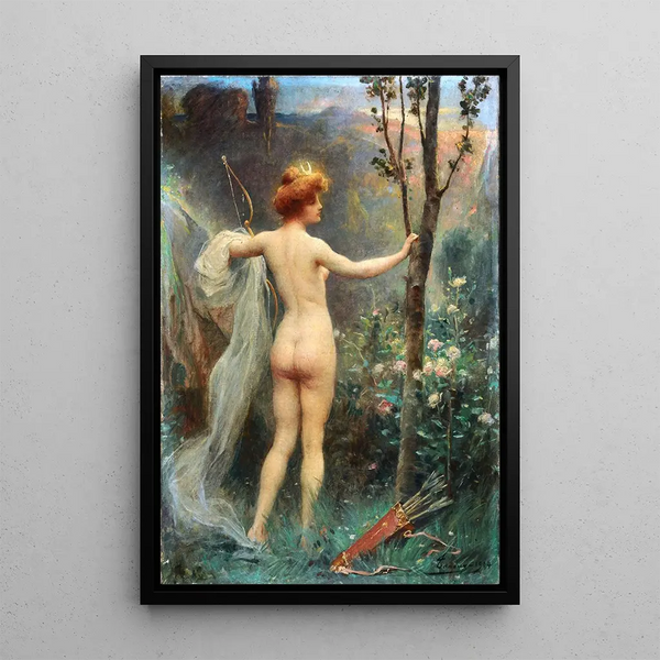 Diane - Henri Adrien Tanoux — framed artwork on a wall