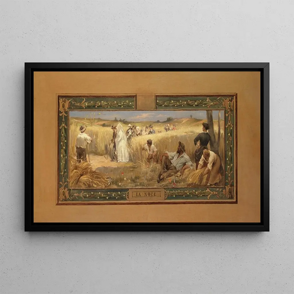 La Noce - Henri Adrien Tanoux — framed artwork on a wall