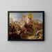Armide fighting the Christians - Henri Antoine de Favanne — framed artwork on a wall
