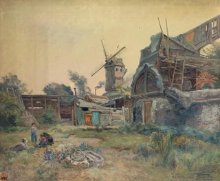 Moulins de Montmartre - Henri Arthur Bonnefoy — artwork view