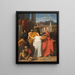 Oedipus leaving Thebes - Henri Augustin Gambard — framed artwork on a wall