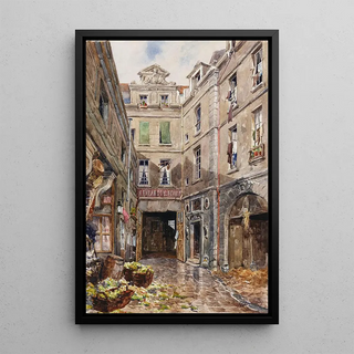 Henri Berthaut - Cour dune maison ancienne 25 rue du Jour.webp