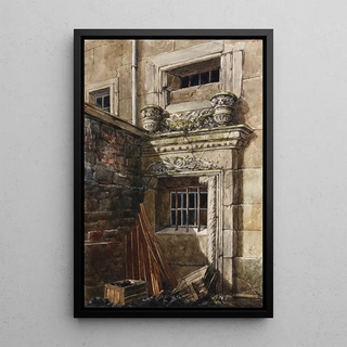 Henri Berthaut - Fentre orne de sculptures courette charbon dune maison sise 27 rue du Jour.webp