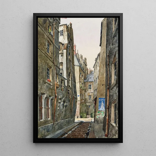 Henri Berthaut - La rue de Nevers.webp