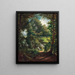 Fishing on a Sunny Afternoon - Henri Biva — framed artwork on a wall