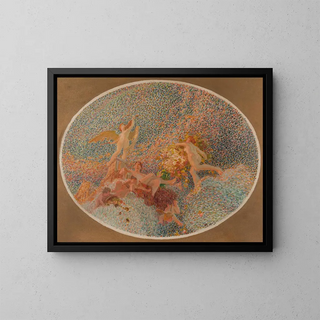 Les Arts et les Harmonies - Henri Bonis — framed artwork on a wall
