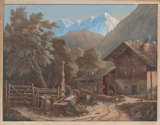Alpine scene - Henri Boug d'Orschwiller — artwork view