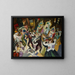 Jordaan Painting - Henri Braakensiek — framed artwork on a wall