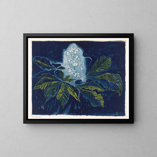 Chestnut - Henri Braakensiek — framed artwork on a wall
