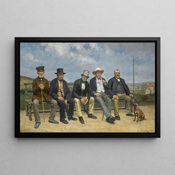 in the province - Henri Brispot — framed artwork on a wall