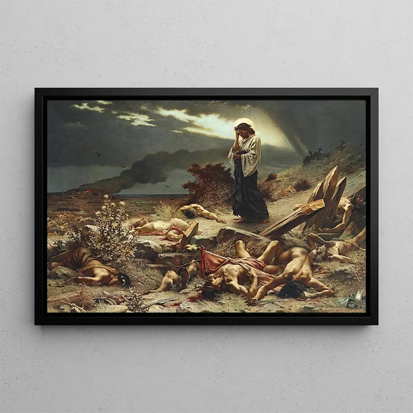 Do You Love One Another - Henri Camille Danger — framed artwork on a wall