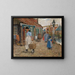 in Volendam - Henri Cassiers — framed artwork on a wall