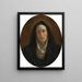 Notre-Dame des Douleurs - Henri De Caisne — framed artwork on a wall