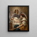 L'ange gardien - Henri De Caisne — framed artwork on a wall