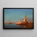 A view of Venice - Henri Duvieux — framed artwork on a wall