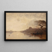 View of the Bosphorus with Hagia Sophia, Constantinople - Henri Duvieux — framed artwork on a wall