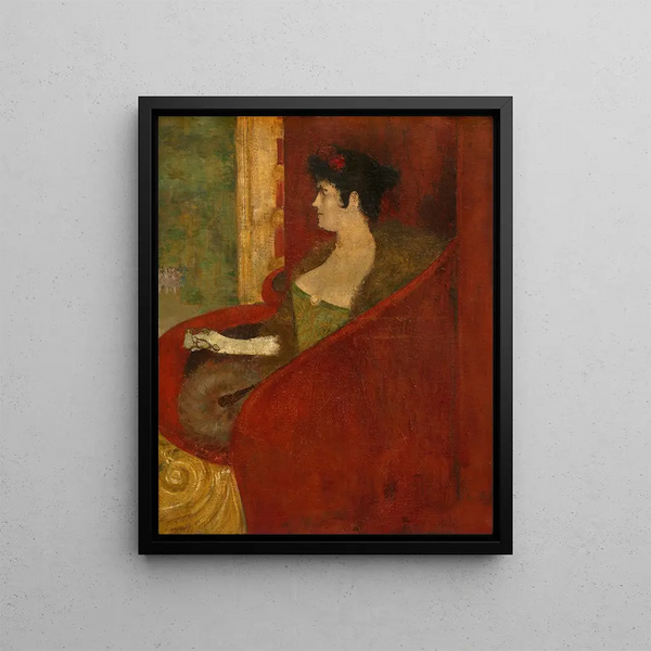 The box - Henri Evenepoel — framed artwork on a wall
