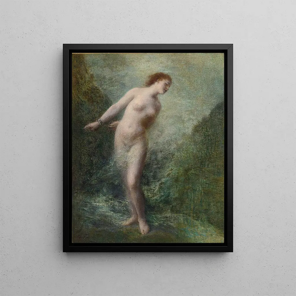 Andromeda - Henri Fantin-Latour — framed artwork on a wall