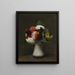 Dahlias - Henri Fantin-Latour — framed artwork on a wall