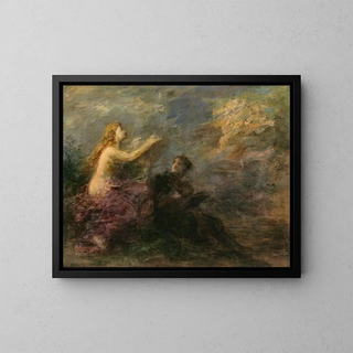 Inspiration - Henri Fantin-Latour — framed artwork on a wall