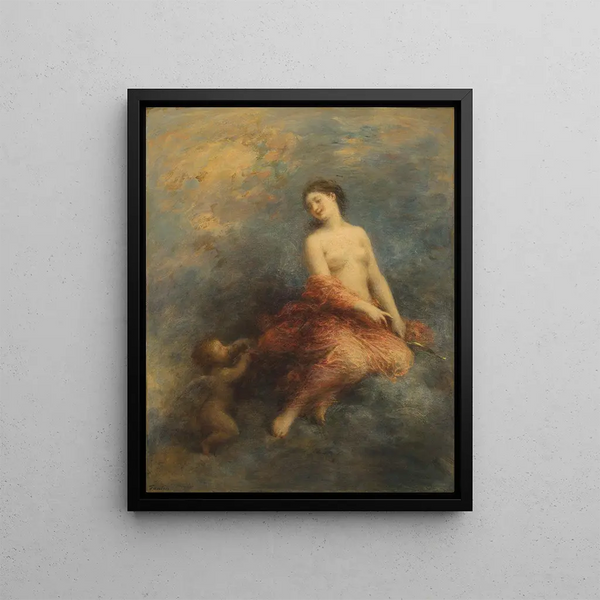 L'Aurore - Henri Fantin-Latour — framed artwork on a wall