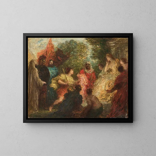 Les Troyens à Carthage - Henri Fantin-Latour — framed artwork on a wall