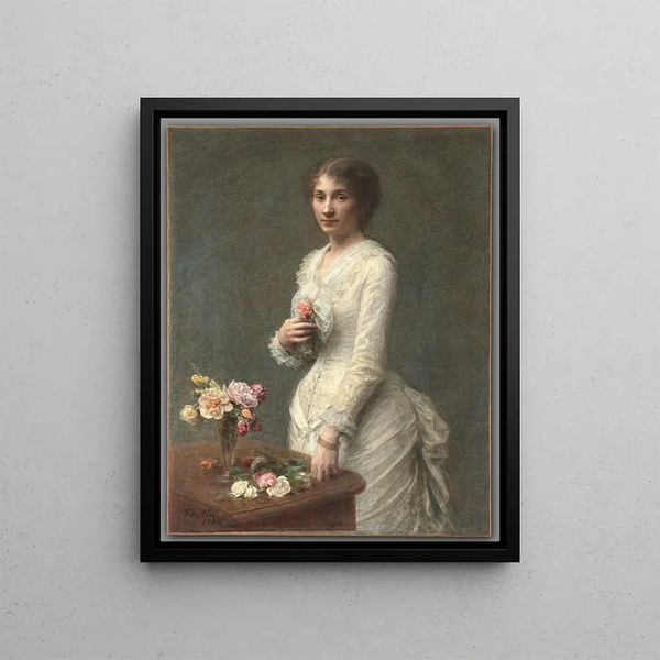 Madame Lerolle - Henri Fantin-Latour — framed artwork on a wall