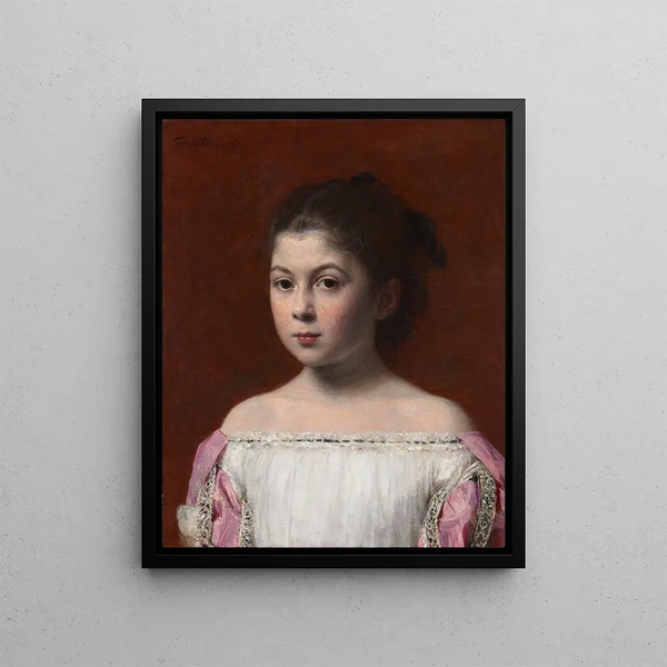 Marie-Yolande de Fitz-James - Henri Fantin-Latour — framed artwork on a wall