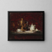 Still life with samovar - Henri Fantin-Latour — framed artwork on a wall
