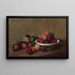 Still life with plums - Henri Fantin-Latour — framed artwork on a wall