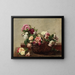 Basket of Roses - Henri Fantin-Latour — framed artwork on a wall
