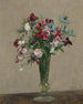 Flowering Pansy and Nigelles - Henri Fantin-Latour — artwork view