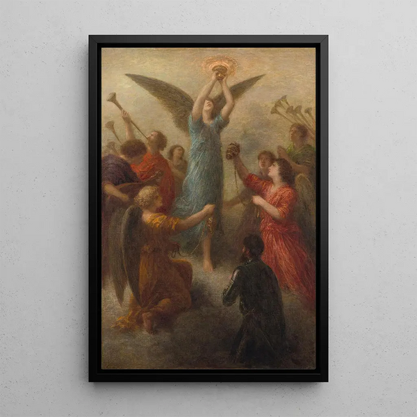 Prelude of Lohengrin, Wagner - Henri Fantin-Latour — framed artwork on a wall