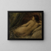 Nude reclining painting - Henri Fantin-Latour — framed artwork on a wall