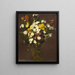 Queens daisies and various flowers in a vase - Henri Fantin-Latour — framed artwork on a wall