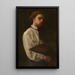 Self-portrait Painting - Henri Fantin-Latour — framed artwork on a wall