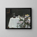 Still life in the corner of a table - Henri Fantin-Latour — framed artwork on a wall